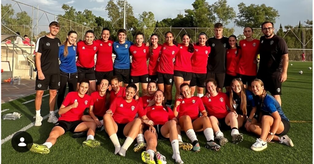 Regina Campa in Valencia Spain with Mislata CF