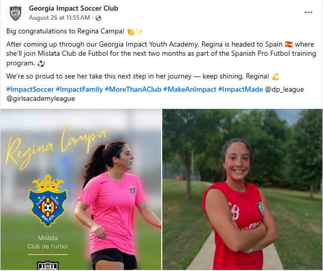Regina Campo Shoutout from Georgia Impact