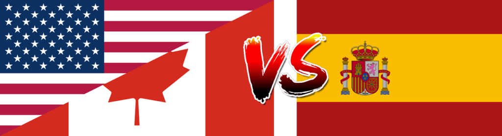 Regina Campa USA-Canada Team vs Spanish Pro Teams